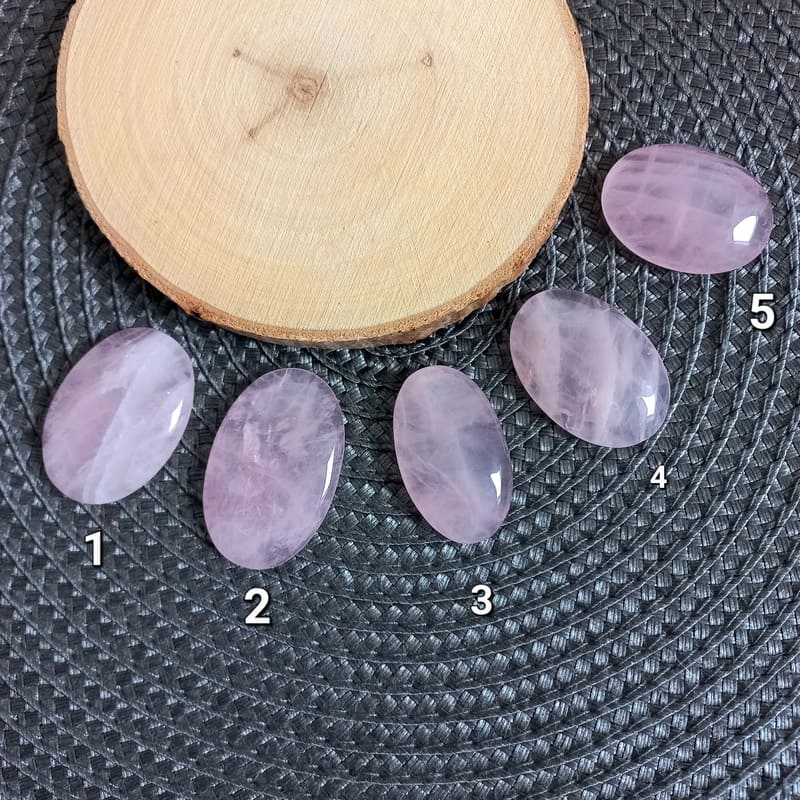Quartz Rose 1 à 5
